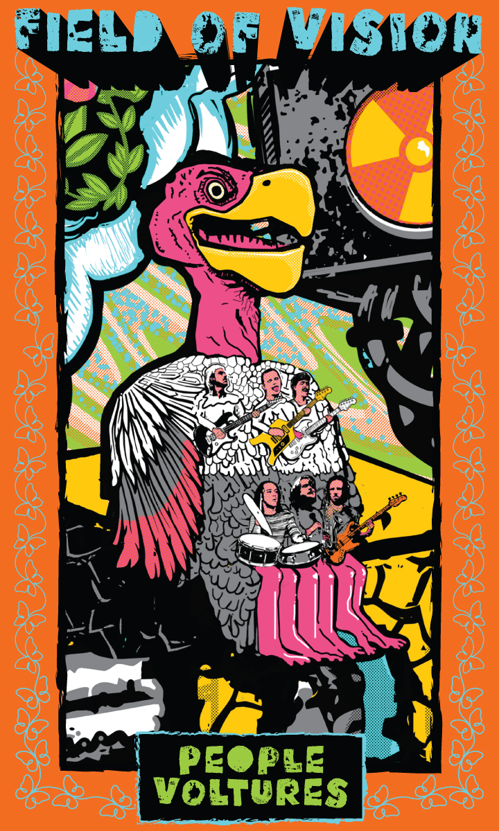People Vultures Sticker<br>King Gizz Bootleg - FOV 26