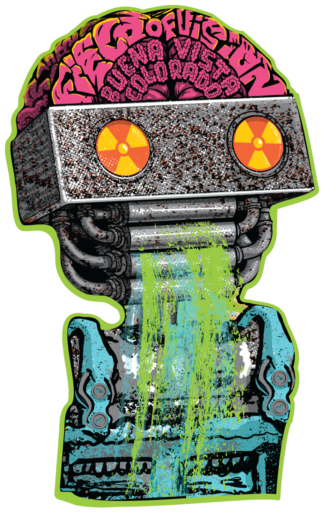 Vommit-Han Sticker<br>King Gizz Bootleg - FOV 26