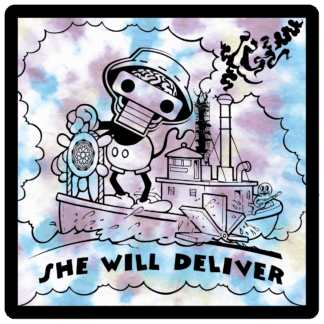 She Will Deliver Sticker <br>King Gizz Bootleg - FOV 26