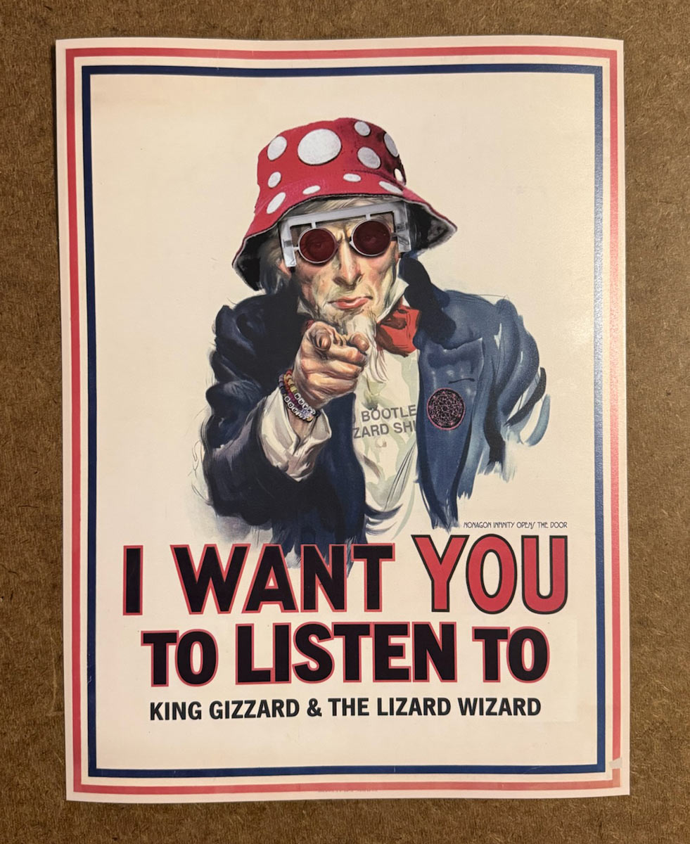 I WANT YOU to Listen to KGLW Bootleg Poster - Image 2