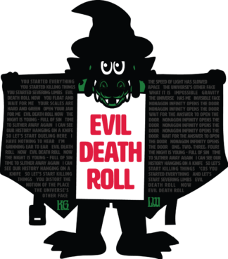 Evil Death Roll Sticker<br>King Gizz Bootleg