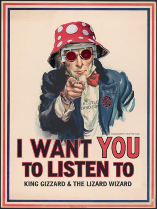 I WANT YOU to Listen to KGLW Bootleg Poster