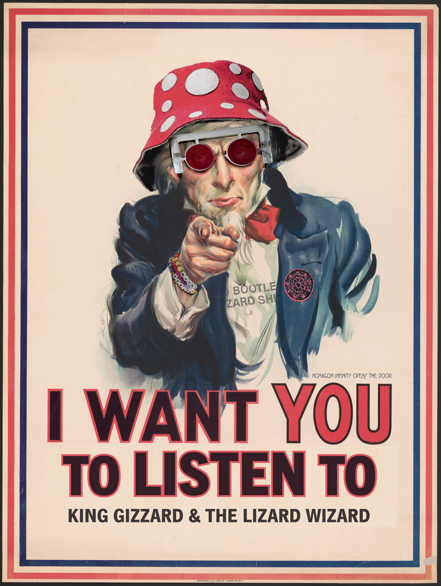 I WANT YOU to Listen to KGLW Bootleg Poster