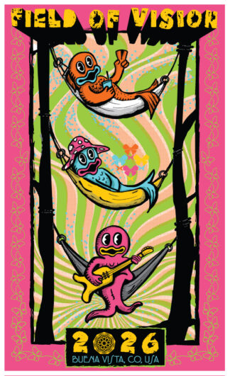 Fishies Triple Hammock Stack Sticker <br>King Gizz Bootleg - FOV 26