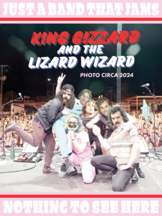 Just a Band that Jams Sticker <br>King Gizz Bootleg